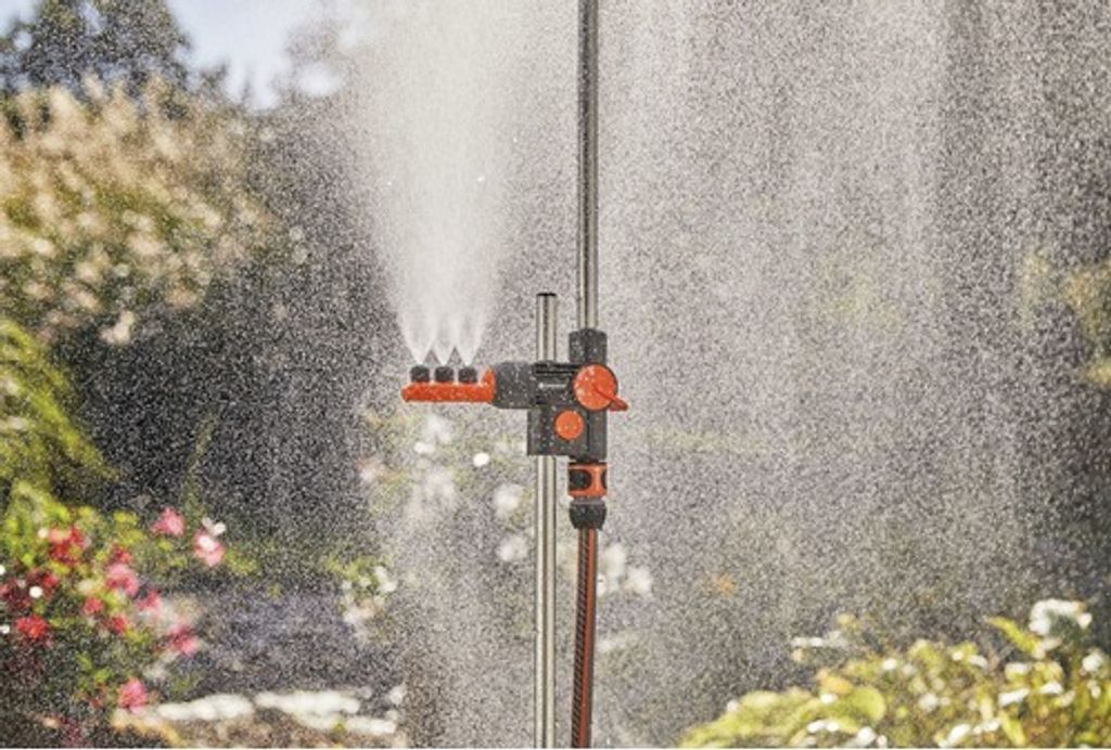 GARDENA Gartendusche Duo, höhenverstellbar, mit zwei Produktbild 