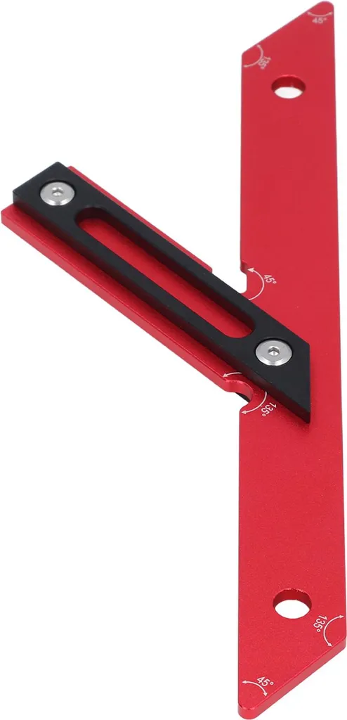 Équerre de menuisier multifonction en aluminium pour traçage de précision