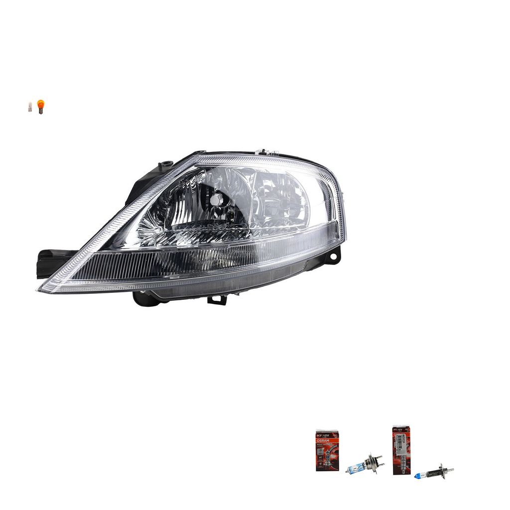 Johns, Scheinwerfer + Osram Night Breaker Laser passend für Citroen C3 02/2002- Links 00006204Z6 0000620885 6204Z6 620885