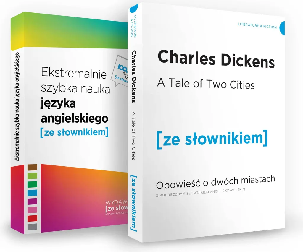 Livre Un conte de deux villes pour apprendre l'anglais via le polonais