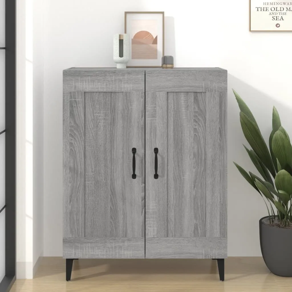 Maison Exclusive - Credenza grigio Sonoma 69,5x34x90 cm Materiale ligneo