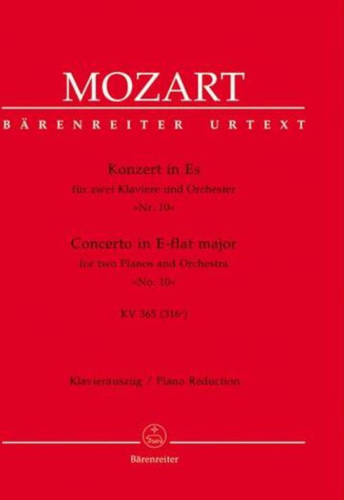Konzert Es-Dur KV365 für 2 Klaviere und Orchester
