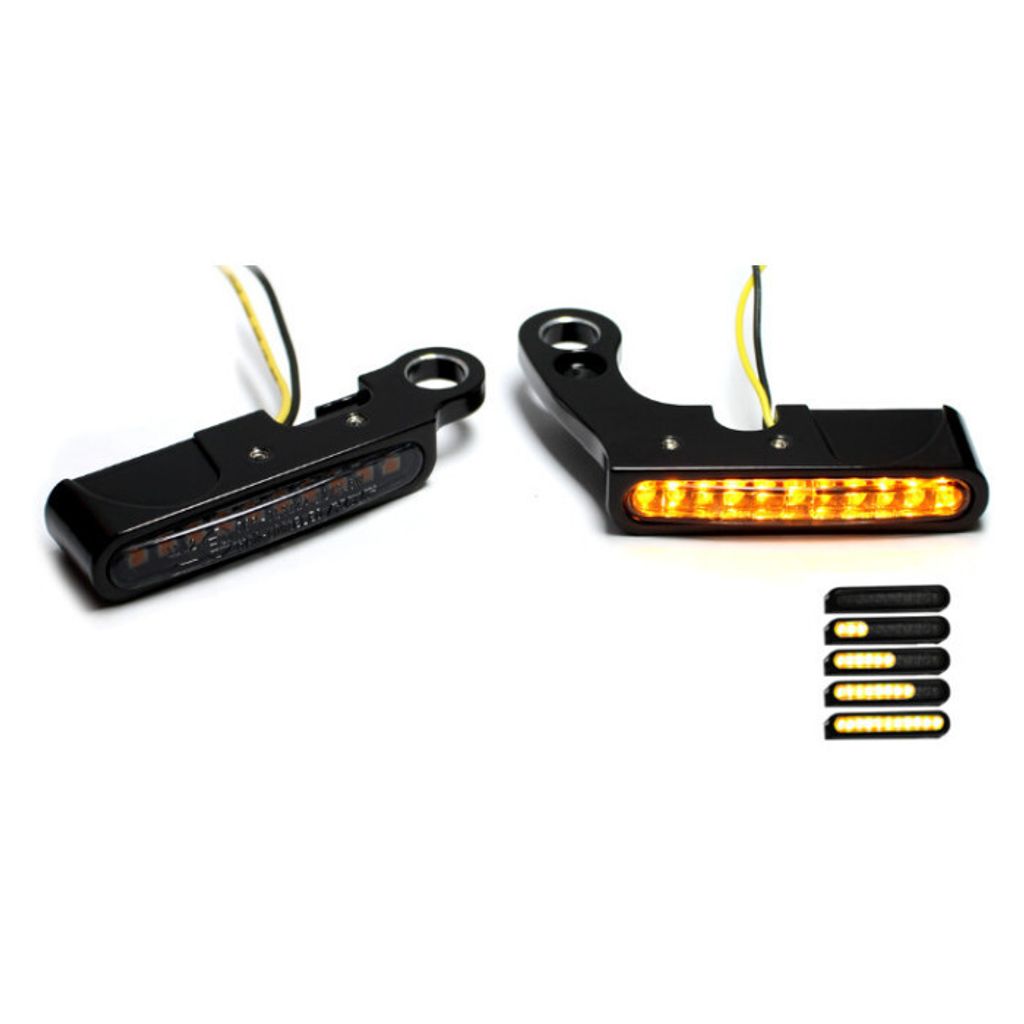 LED-SEQ Armaturenblinker Harley Typ6 Fineliner