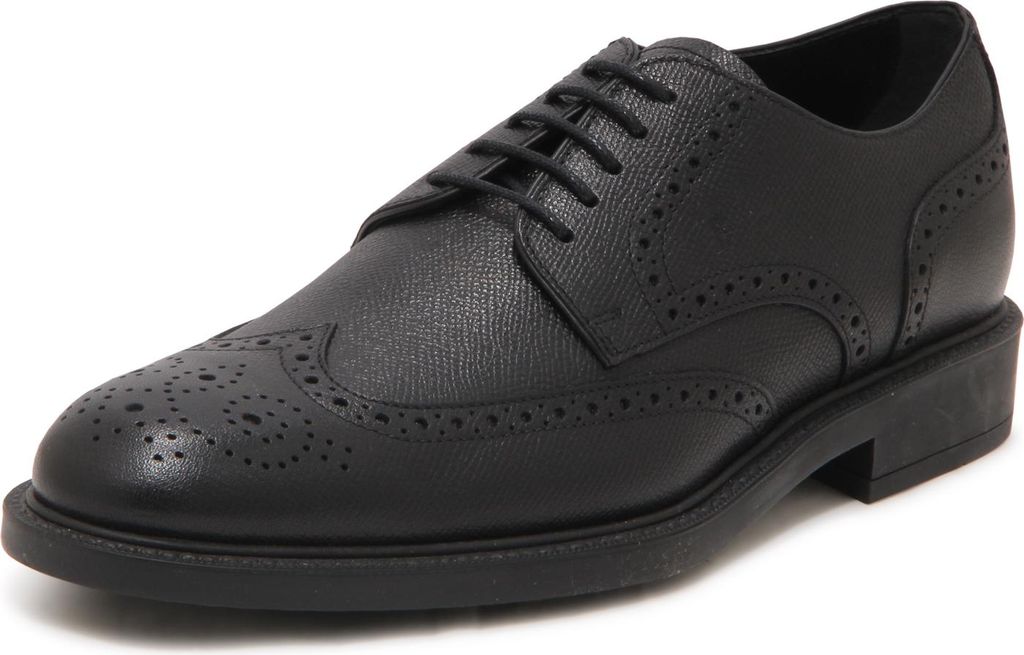 N4204 Scarpa Allacciata Uomo Tod's Derby Bucature Mann Gehämmert Schuhe