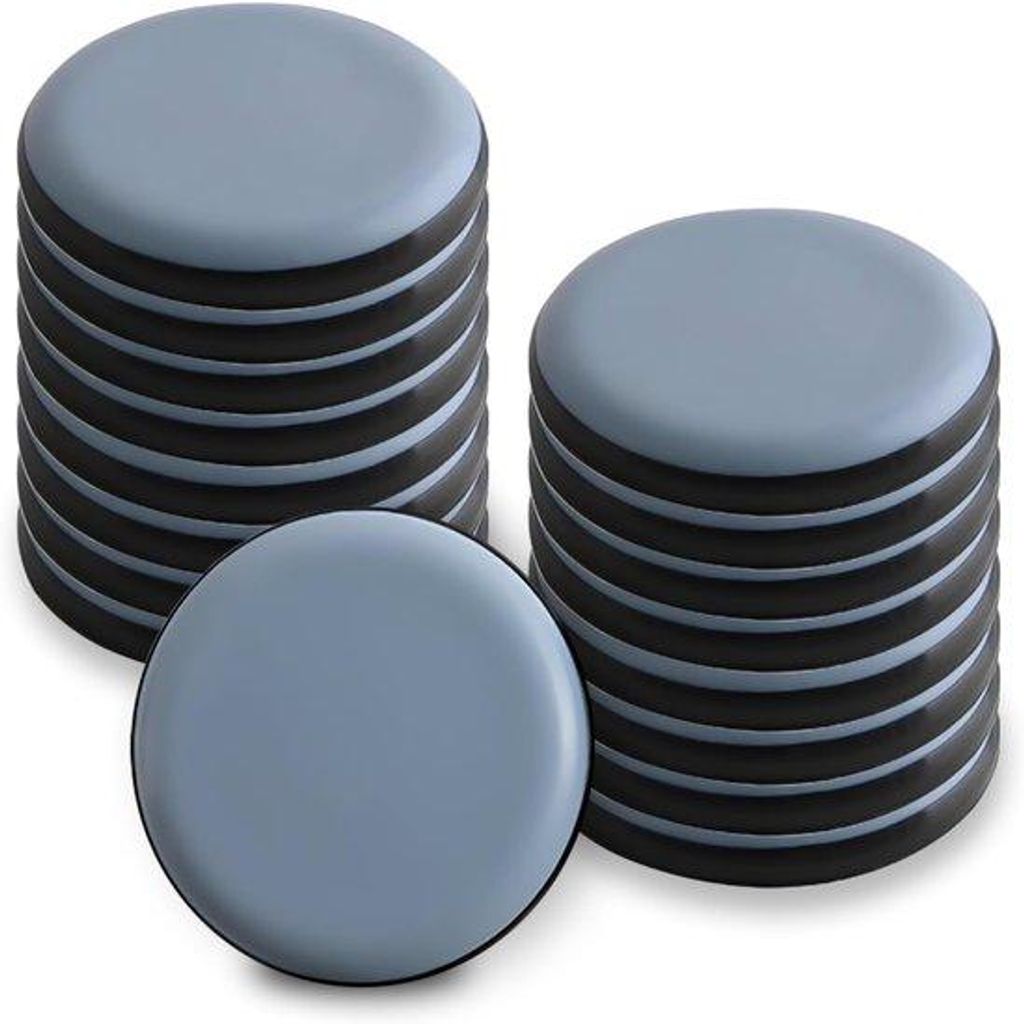 Geluiddämpfer für schwere Möbel und Rundstühle, 30 mm Selbstkleber für Tischfußplatten, Möbelwinkel, um Böden glatt zu machen und Lärm zu ...