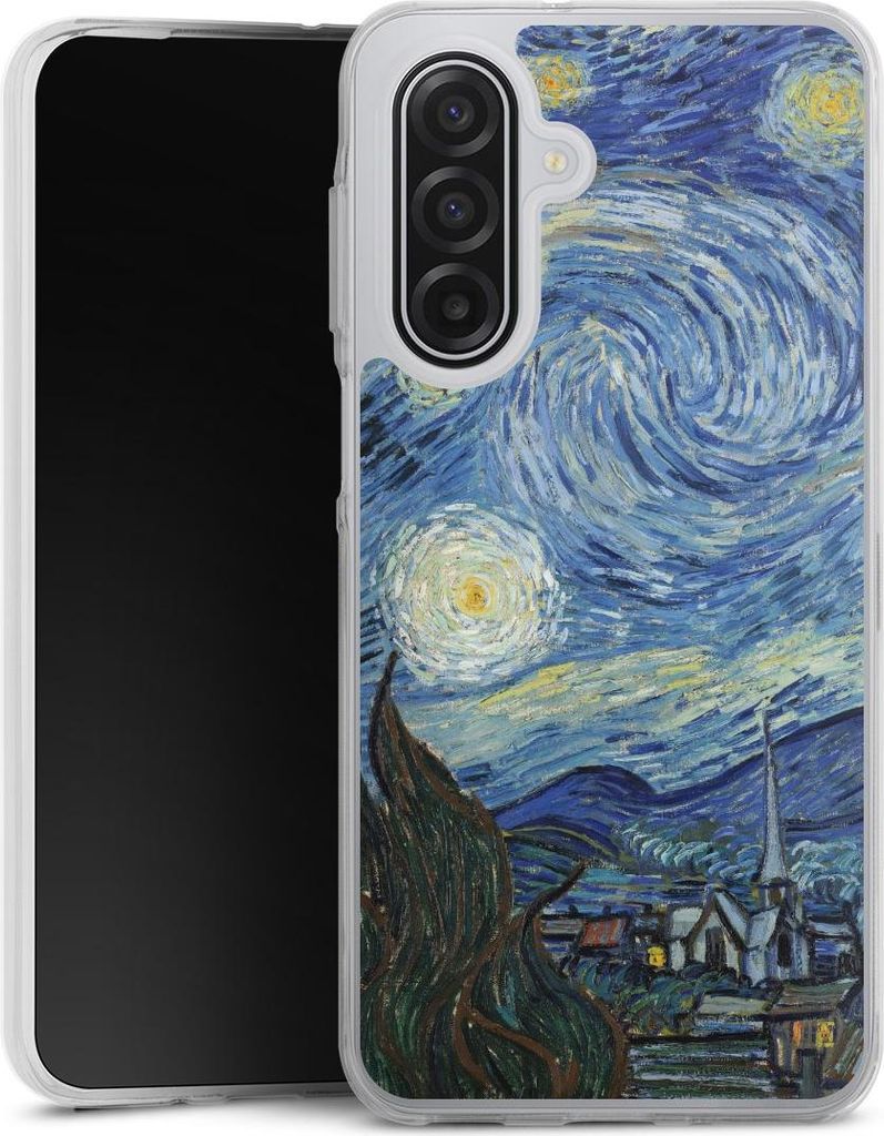 DeinDesign Handyhülle für Samsung Galaxy A17 5G Silikon Hülle Case Smartphone Schutzhülle Kunst The Starry Night Vincent Van Gogh