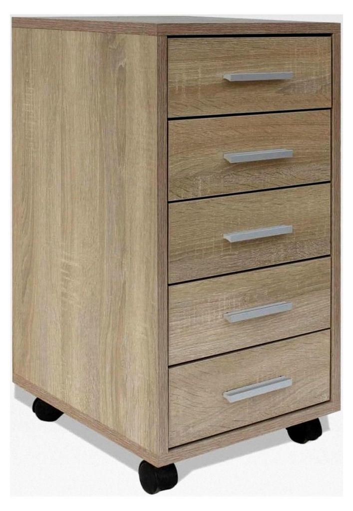 Bürocontainer Rollcontainer mit 5 Schubladen