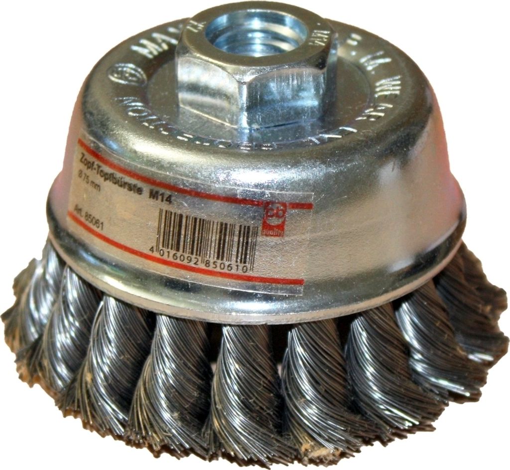 Topfbürste Ø 125 mm, Gewinde M14 x 2,0