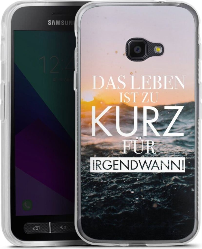 DeinDesign Handyhülle für Samsung Galaxy Xcover 4s Silikon Hülle Case Smartphone Schutzhülle Meer Statement Spruch