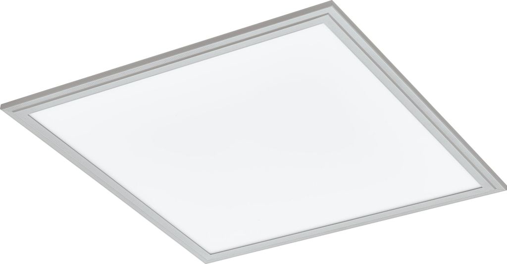 EGLO Deckenleuchte Salobrena 2, LED Panel aus Aluminium und Kunststoff, Deckenlampe in weiß, Deckenbeleuchtung neutralweiß, Küchenlampe 45 x 45 cm