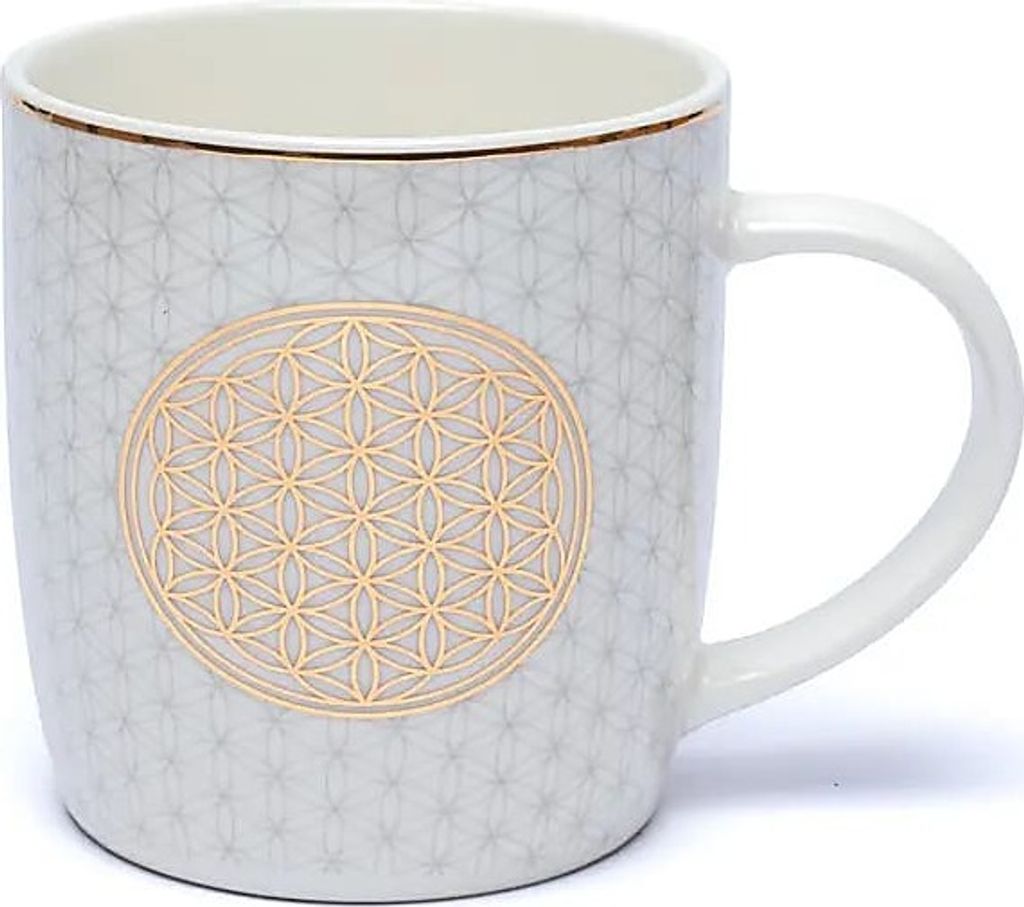 Teetasse mit Sieb Blume des Lebens -- ±400 ml online bestellen
