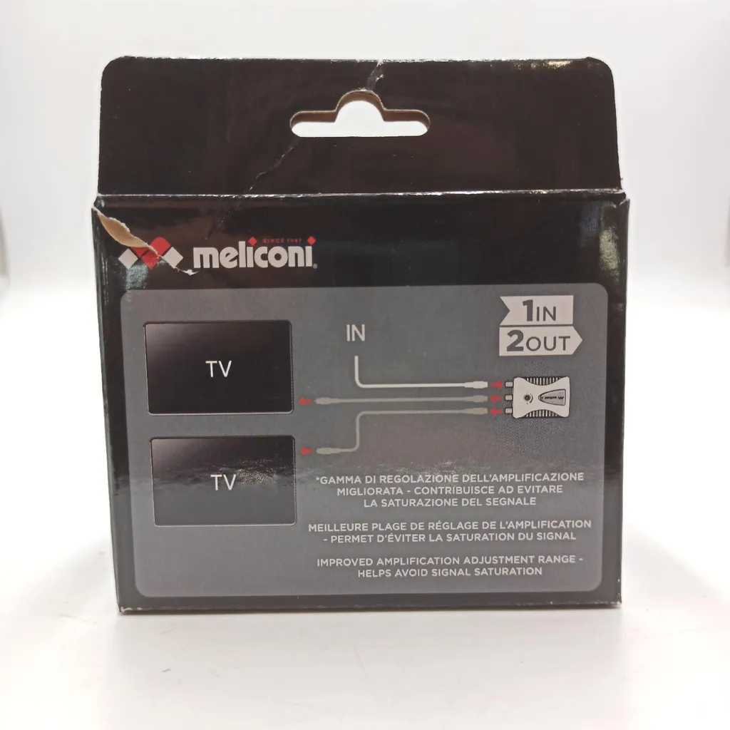 Meliconi AMP 200: Migliora la Qualità Immagine TV 4K Digital Terrestrial - 6