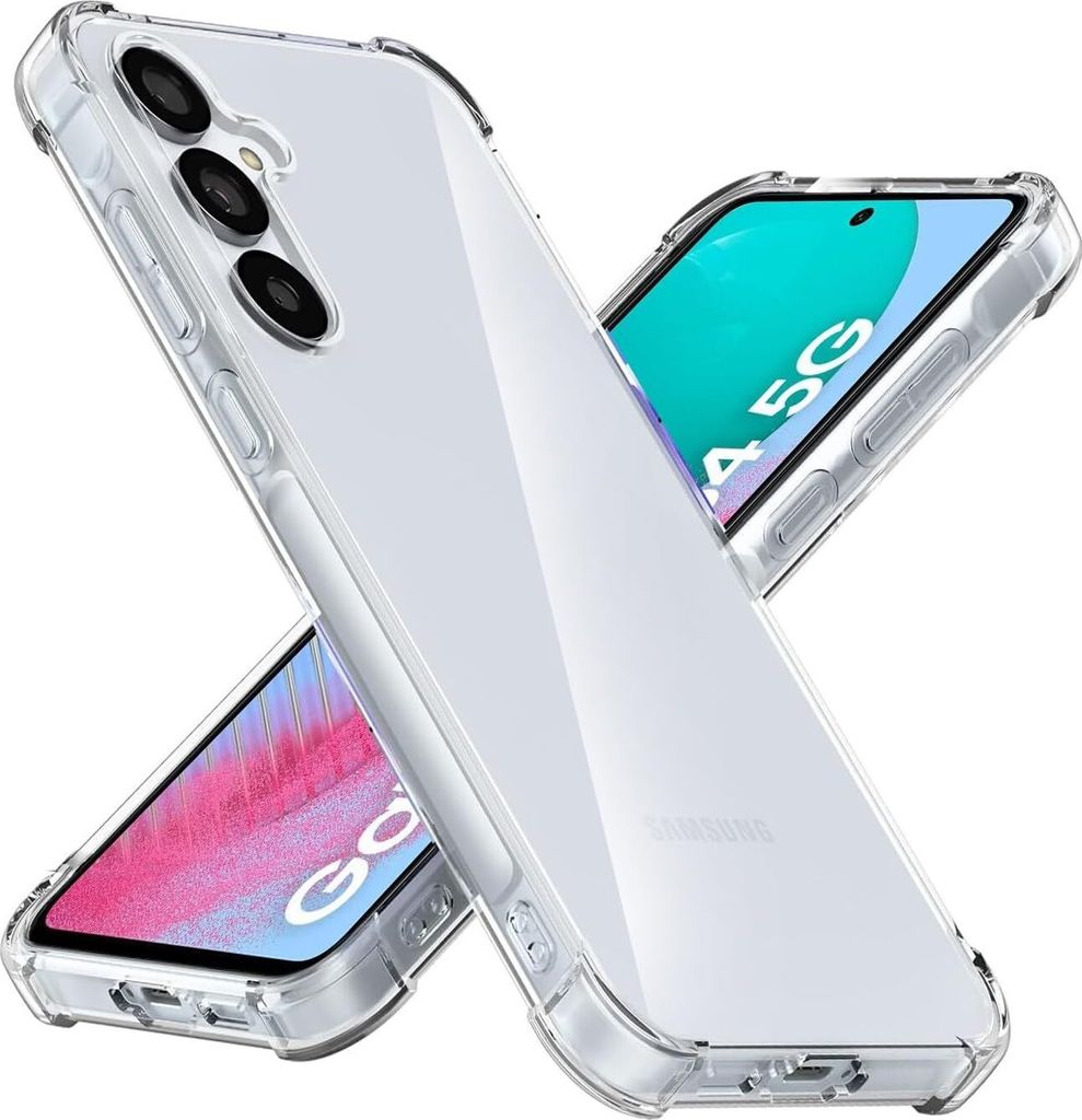 Hülle für Samsung Galaxy M54 Weich Transparent Handyhülle mit Verstärkte Ecken Bumper Schutzhülle