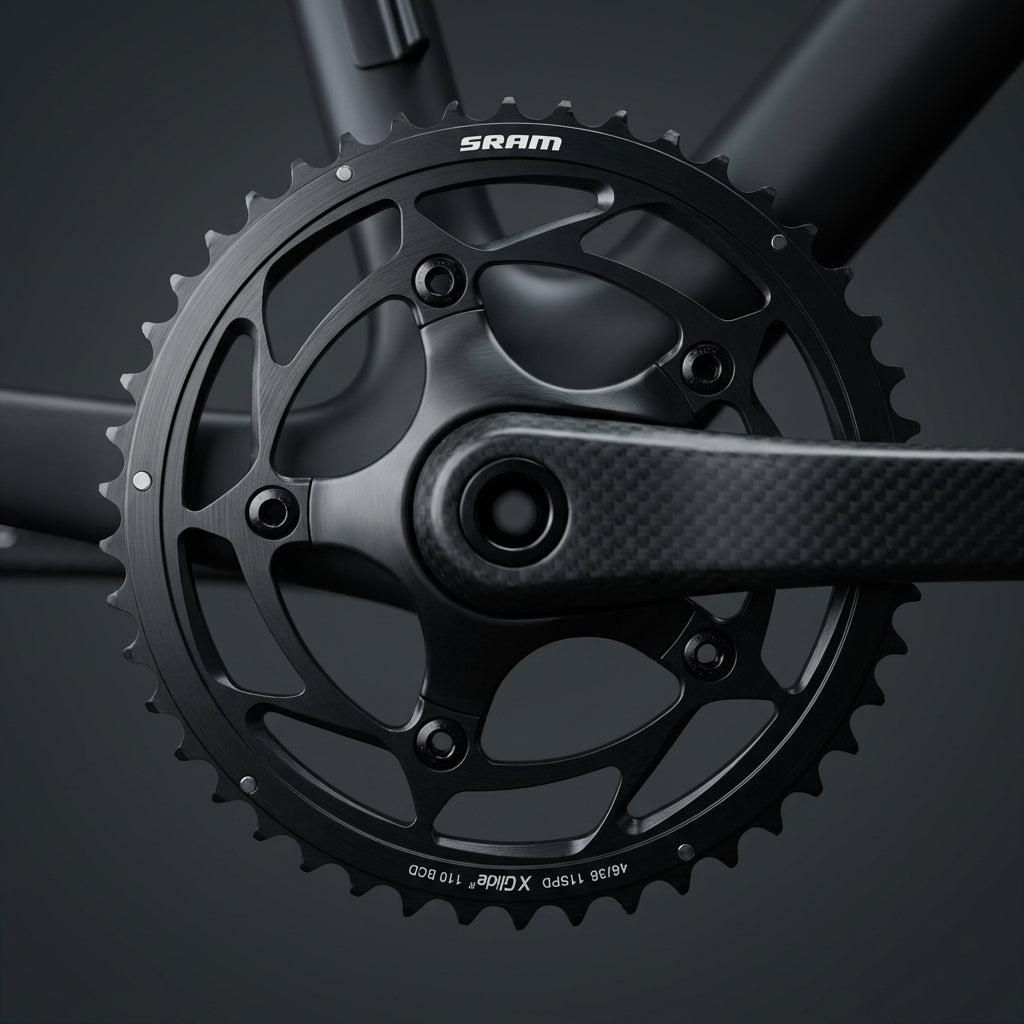 Kettenblatt Sram Road 11-fach X-Glide Alu silber 52Z.S2 Yaw f.52/36Z. BB30+GX...