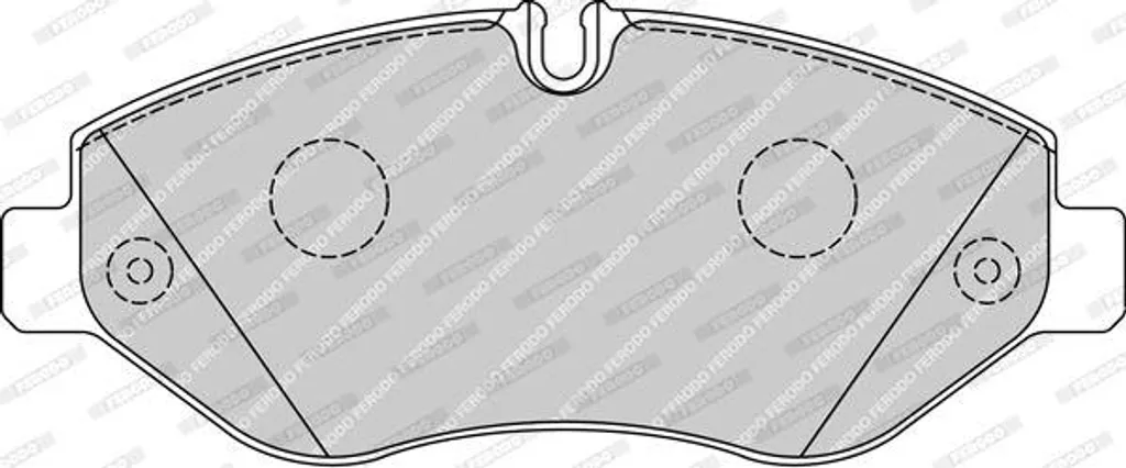 Jeu de plaquettes de frein à disque pour Iveco Daily - Modèle FVR4036
