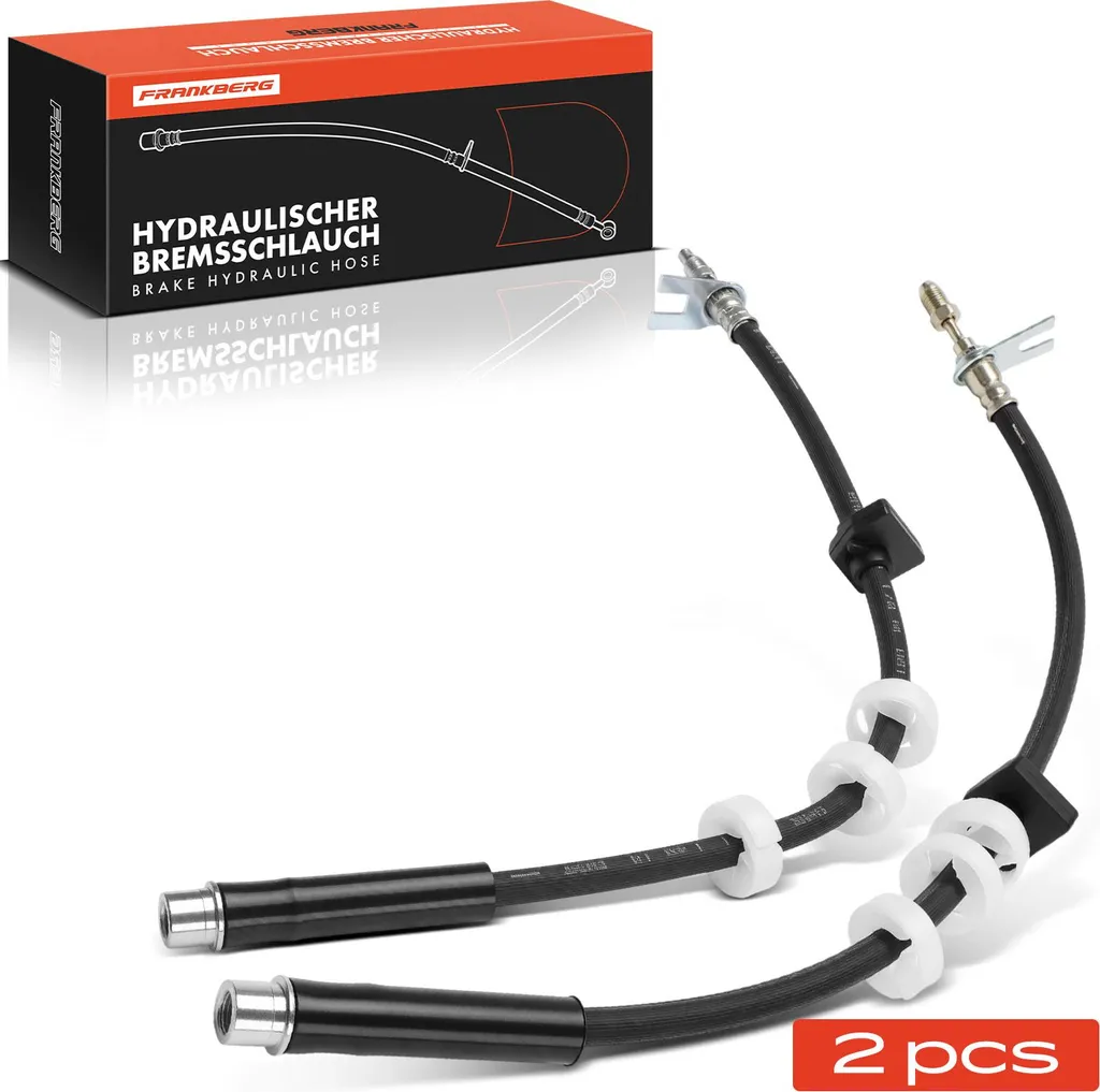 2 Flexibles de Frein Avant Haute Résistance pour Peugeot 406 1995-2004