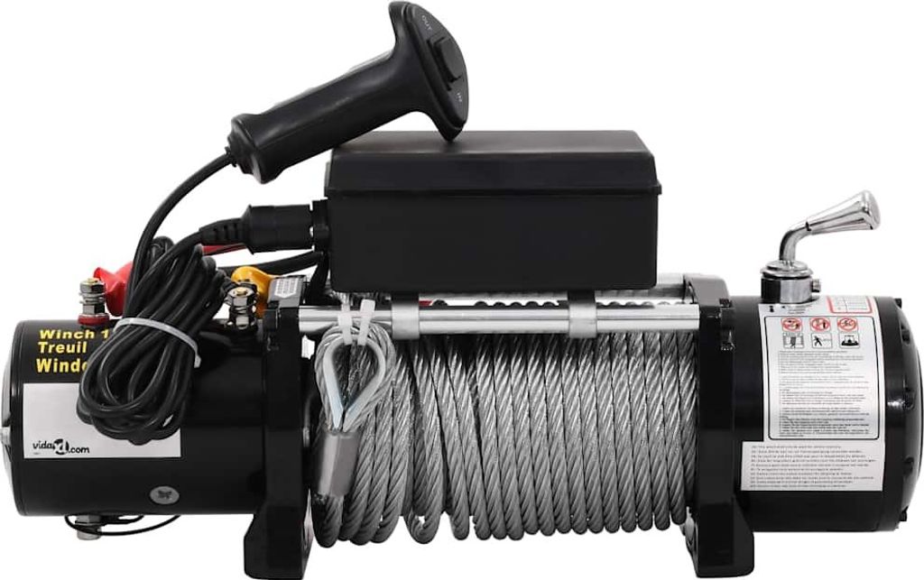 vidaXL Elektrische Seilwinde 12 V 5909 kg