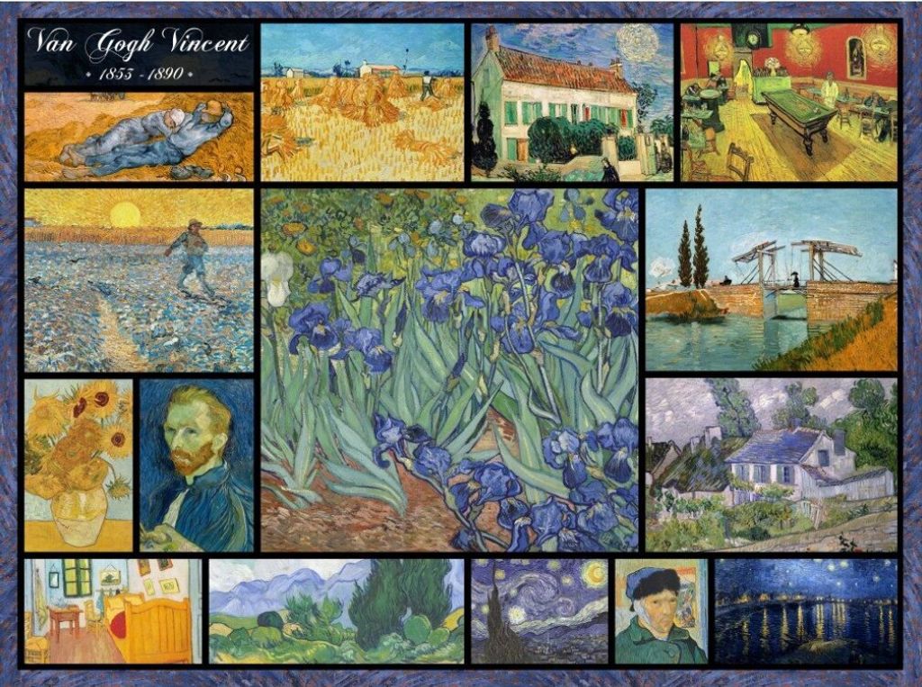GRAFIKA Puzzle Koláž - Vincent Van Gogh 2000 dílků