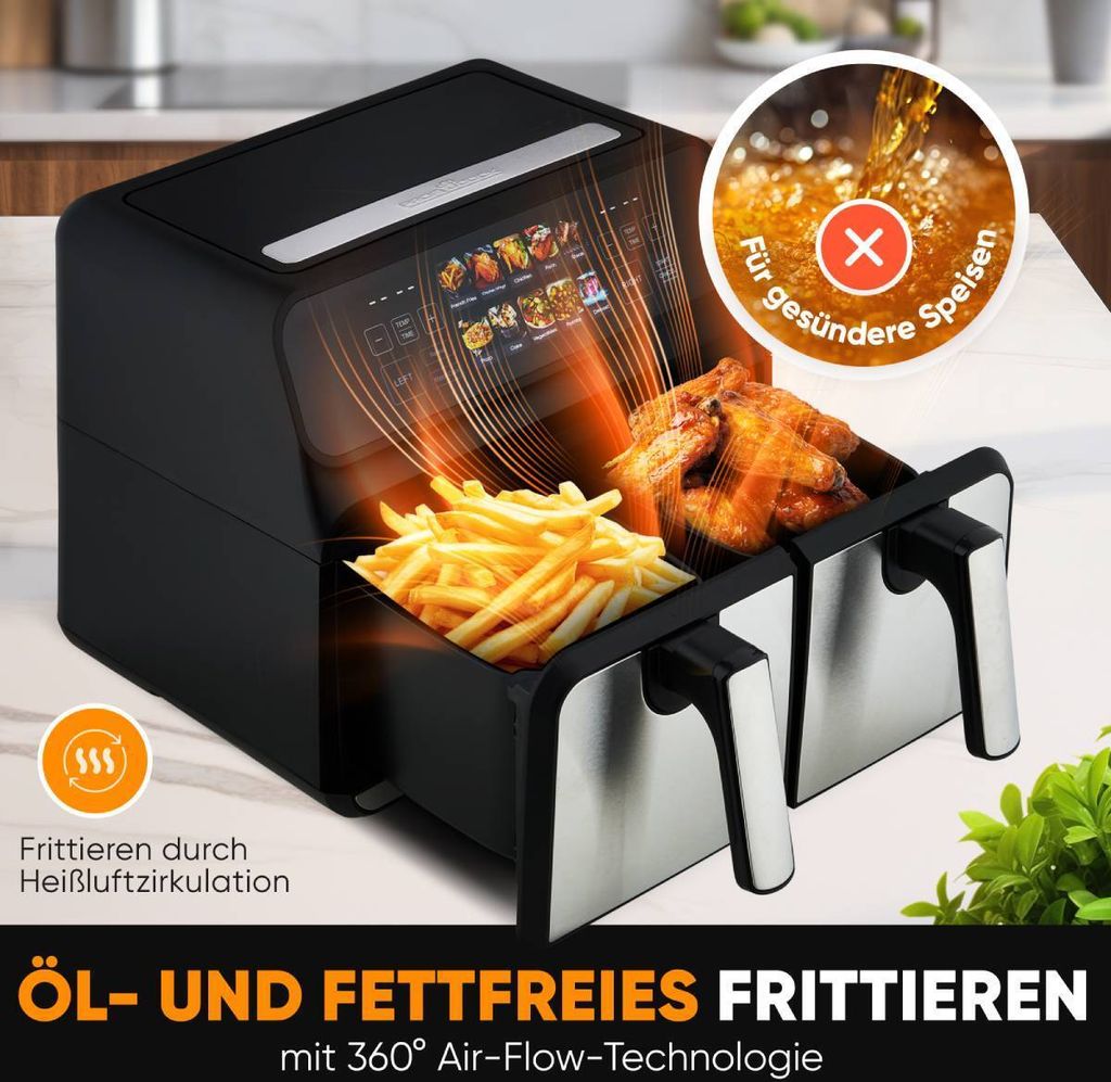 ProfiCook® Heißluftfritteuse XXL mit 2 Kaufland.de