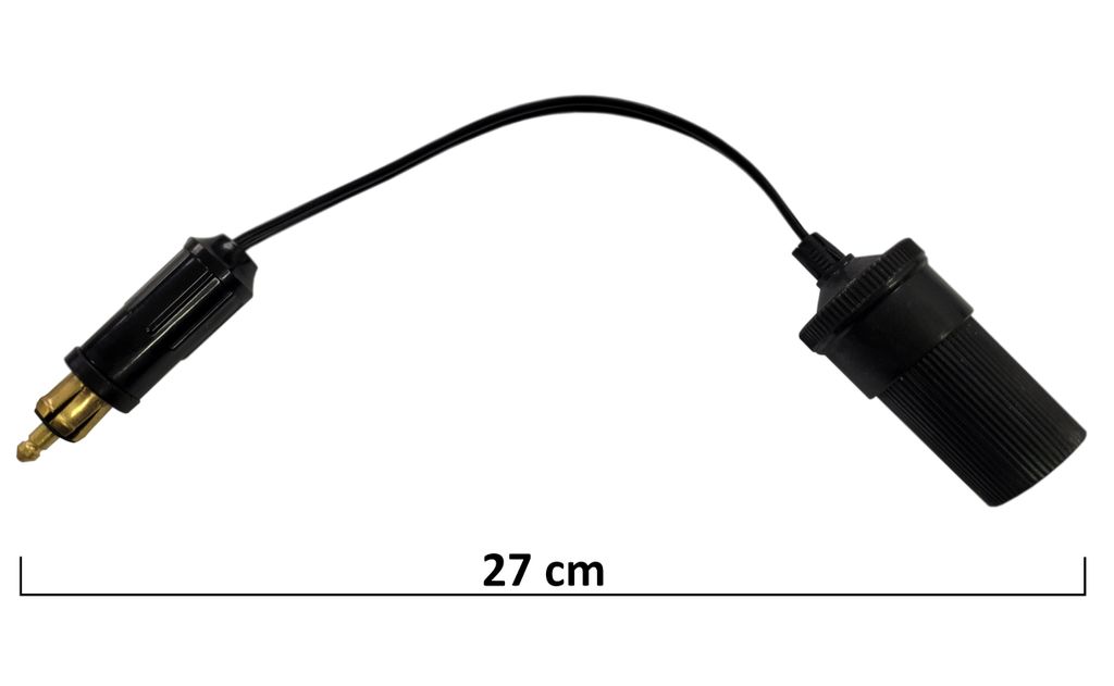 ProCar Adapterkabel - Zigarettenanzünder Auf Normstecker - 12-24V, Max. 8A - Fürs Auto