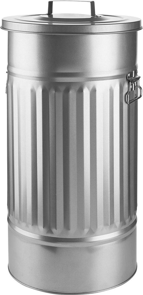 BUTLERS Mülltonne Oskar ZINC