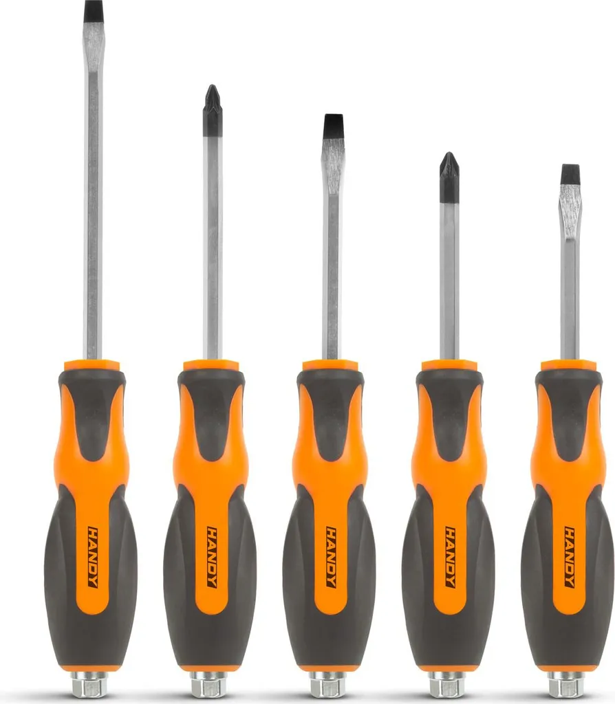 Set Cacciaviti Heavy Duty PZ2 e Taglio 10704 - Resistenti agli Urti