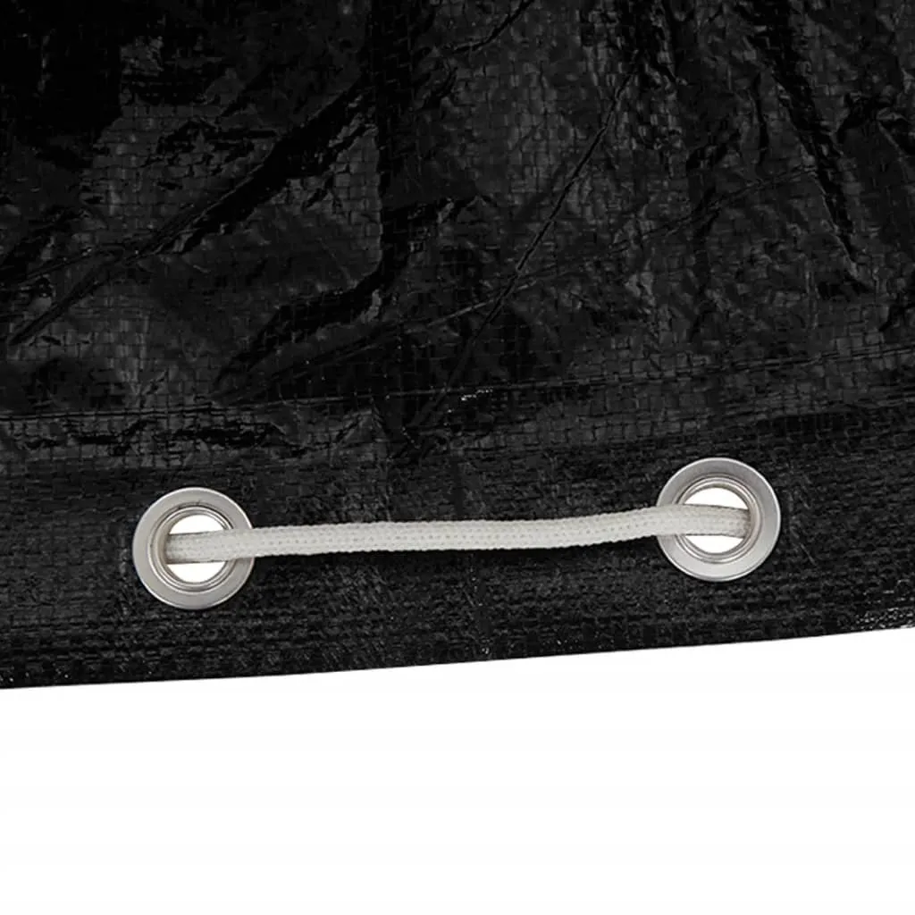 Telo Copri Mobili da Giardino vidaXL 325x205x60 cm Nero Anti-Pioggia - 8