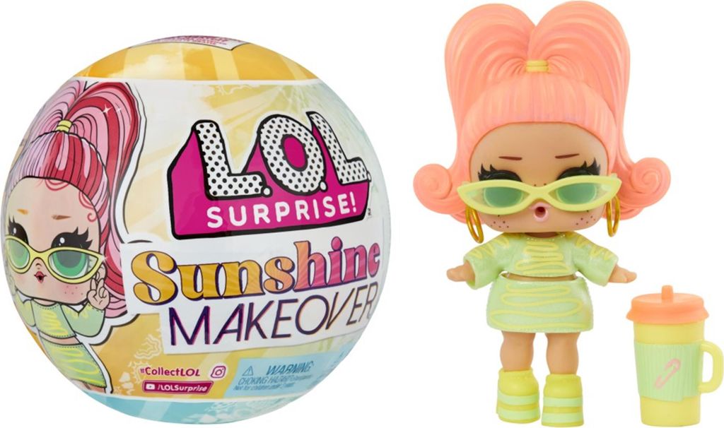 LOL Sunshine Makeover Doll, sort.i.Dpy Produktbild 3