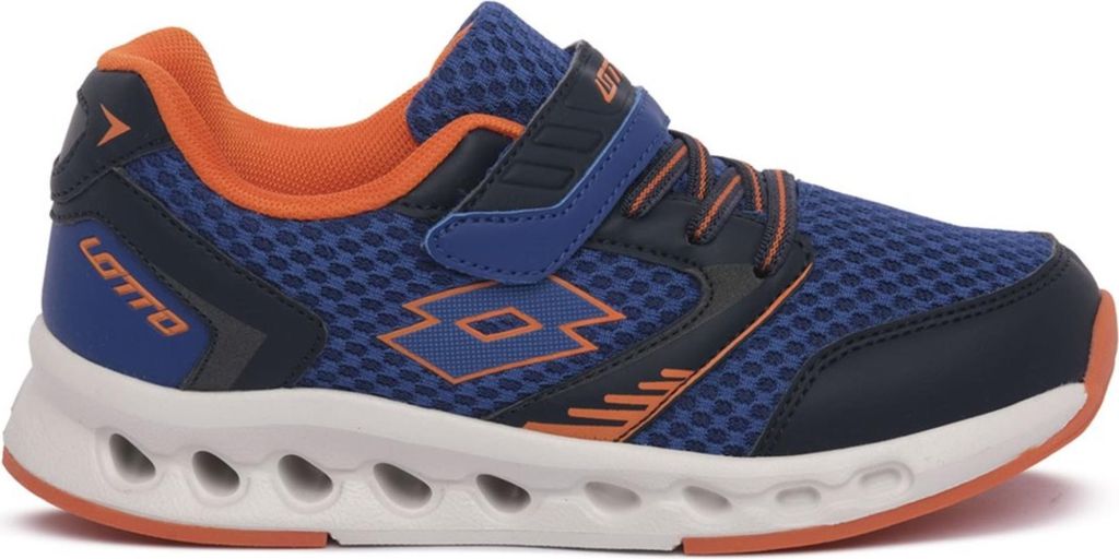 Lotto Kinder Halbschuhe Arriba 222629DBG Blau mit Klettverschluss Ganzjährig
