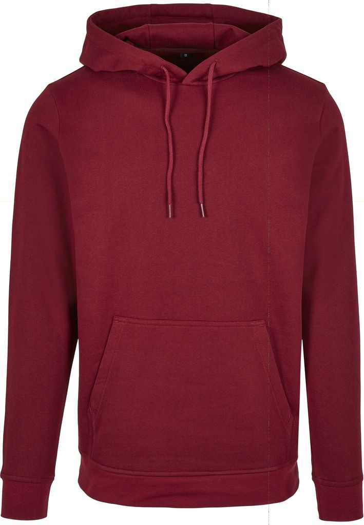 Build Your Brand - "Basic" Kapuzenpullover für Herren RW8025 (5XL) (Burgunder)