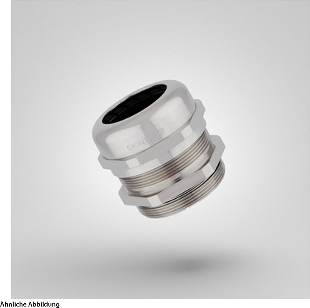 LAPP Verschraubung bleifrei M50x1,5 Messing (CuZn) vernickelt Gewindelänge 10,0mm - 1 Stück