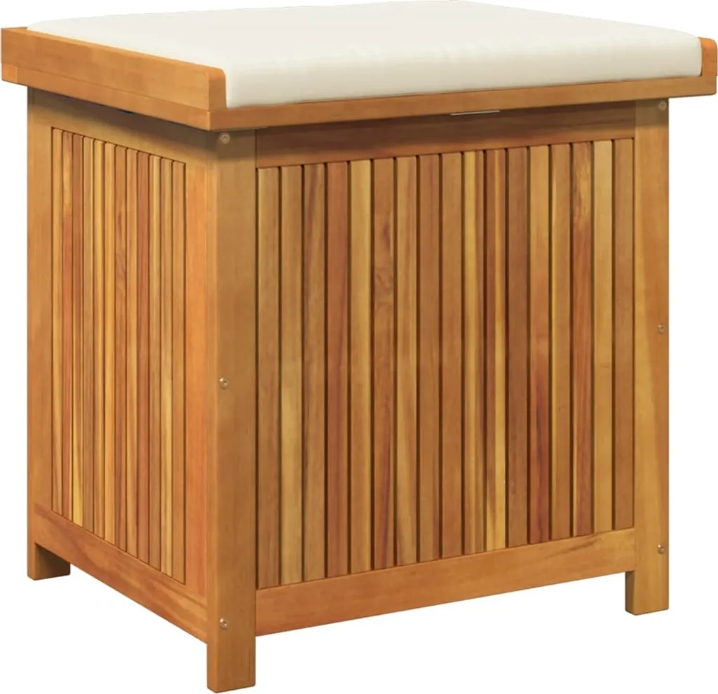 Rangement extérieur pour coussins en bois d'acacia massif vidaXL