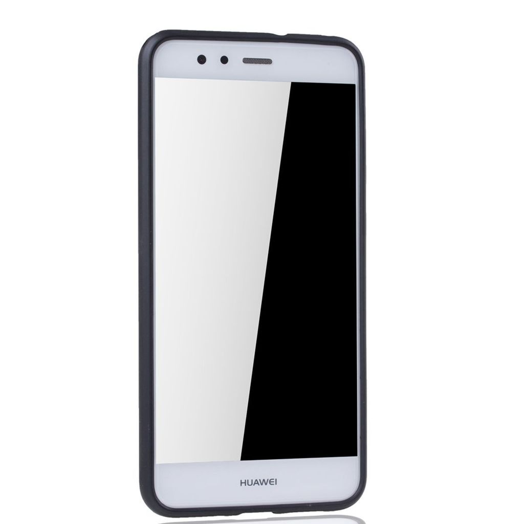 Handy Hülle Mandala für Huawei P10 Lite Design Case Schutzhülle Motiv Traumfänger Cover Tasche Bumper Schwarz