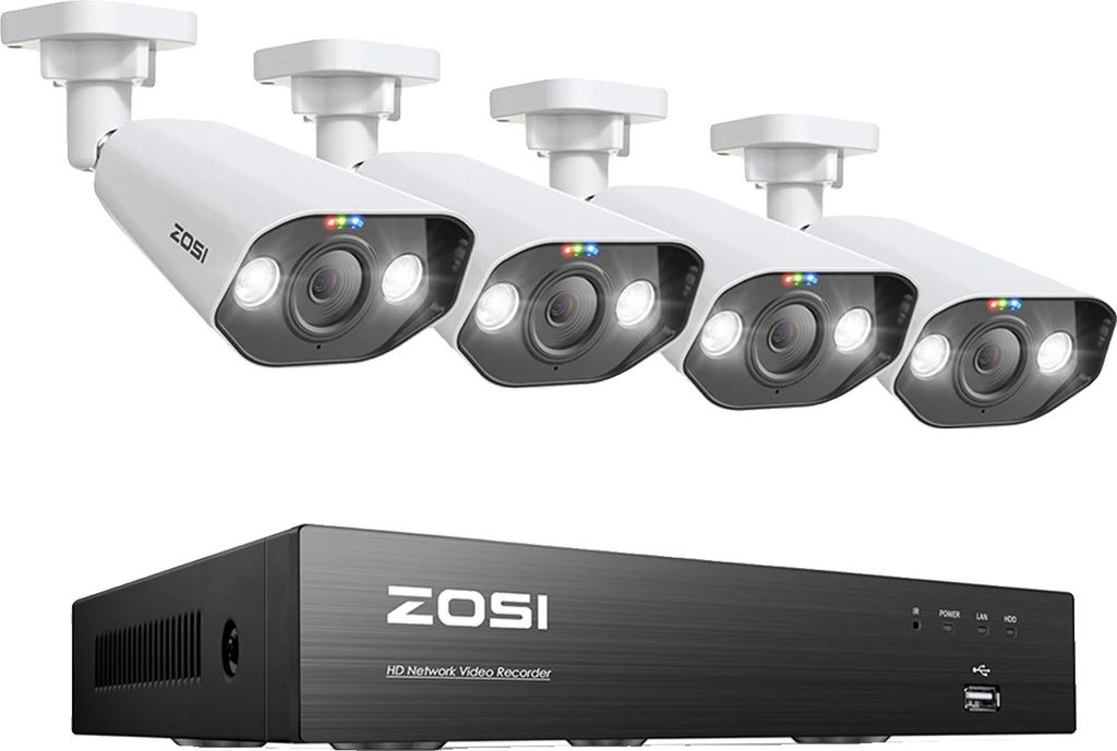 Kamerový systém ZOSI PoE CCTV, rozlišení 8MP, podpora Obrázek produktu 