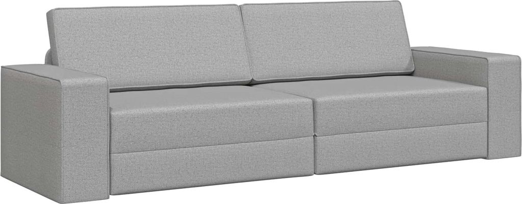 vidaXL Schlafsofa Wolkengrau 245 x 78 x 77 cm Stoff