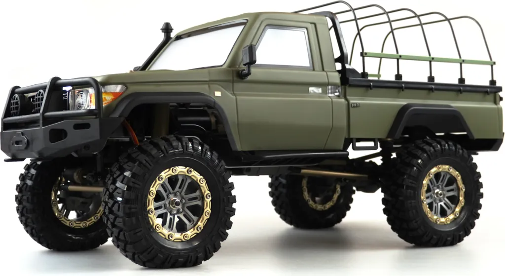 Amewi RC Crawler Pick-Up AMXRock RCX10PS 1:10 Vert - Châssis Tout-Terrain