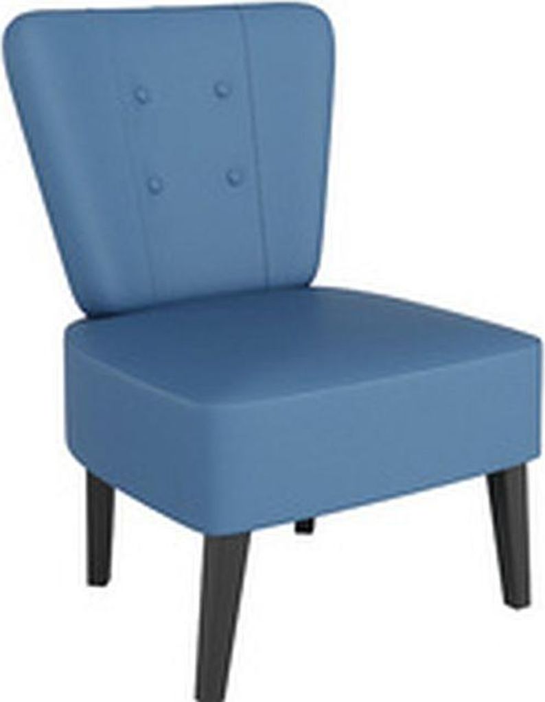 Paperflow Sessel Besuchersessel Brighton Kunstleder blau