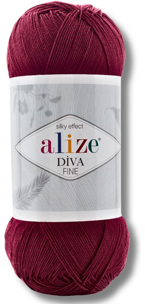 Alize 1x 100g priadze Diva Fine, jednotná farba, vhodná na Obrázok produktu 