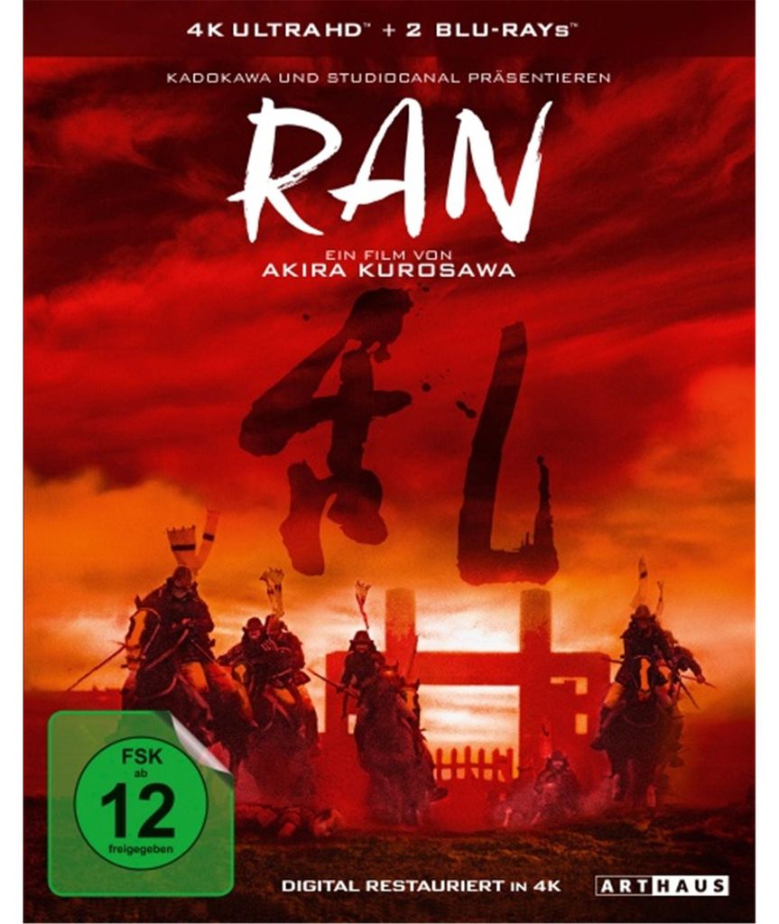 PLAION Ran - Special Edition (4K Ultra HD + 2 Blu-rays), Film, Blu-ray, Deutsch, Englisch, Französisch, Japanisch, 160 min, RAN, Drama