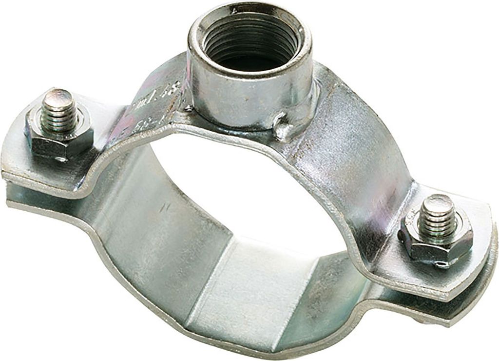 5 Stück - Schraubrohrschelle Heavy R3/4" 219-220mm (8") verzinkt ohne Einlage : 3/4 Zoll : 219-220 mm Anschlussgewinde: 3/4 Zoll Größe: 219-220 mm