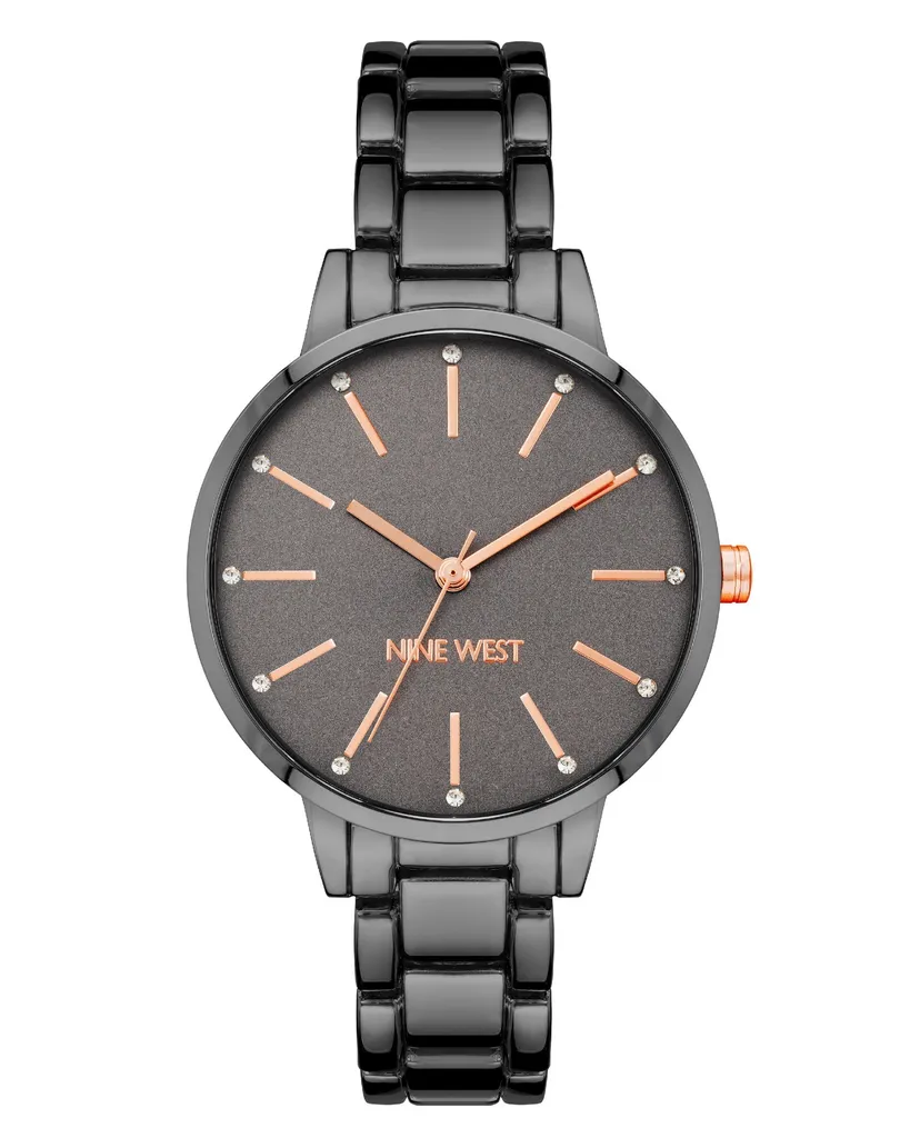 Montre analogique NW/2099GYGY grise en métal avec cadran épuré
