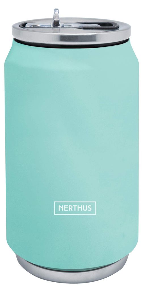Nerthus FIH 786 Isolierte Dose doppelwandig 330 ml türkis Produktbild 