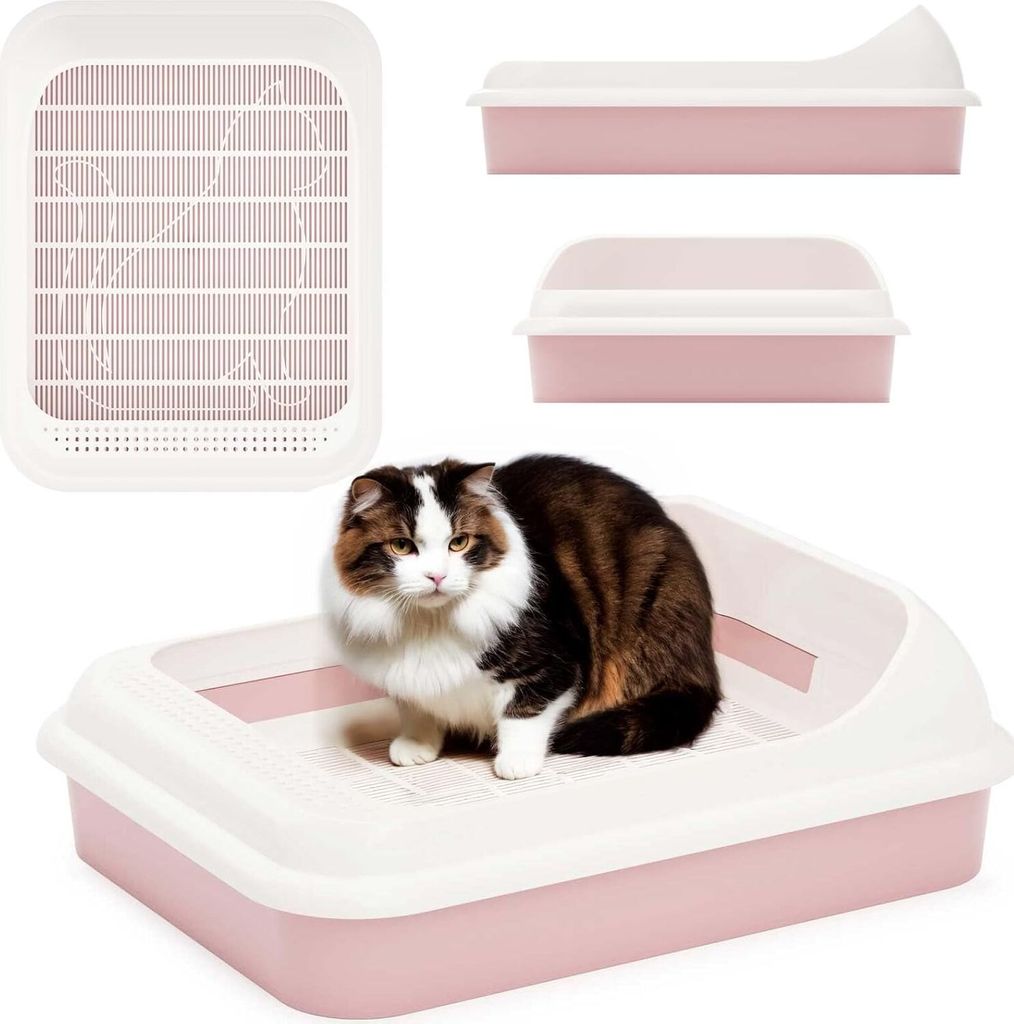 Katzentoilette Schalentoilette Katzenklo + Abnehmbarer Produktbild 