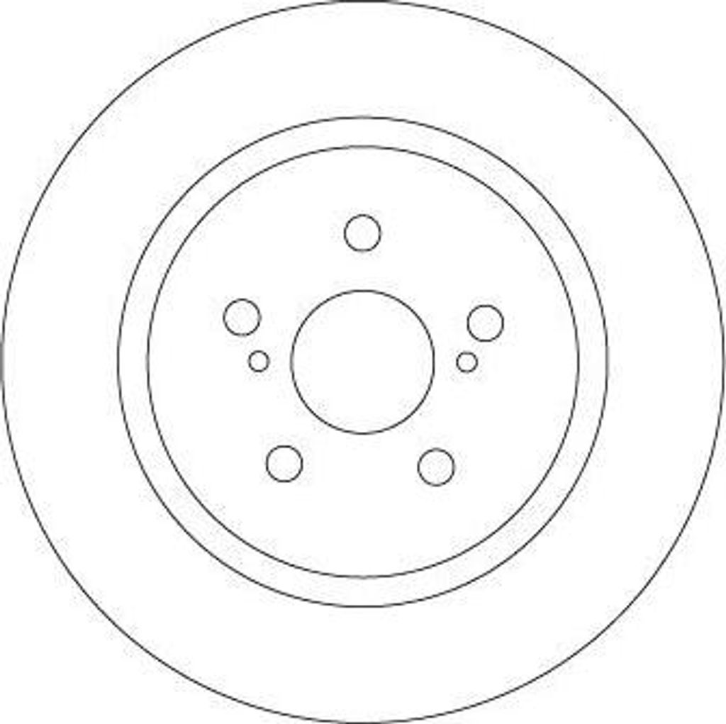 TRW DF6920 Bremsscheibe OE 4243152160 kompatibel mit CT, Urban Cruiser