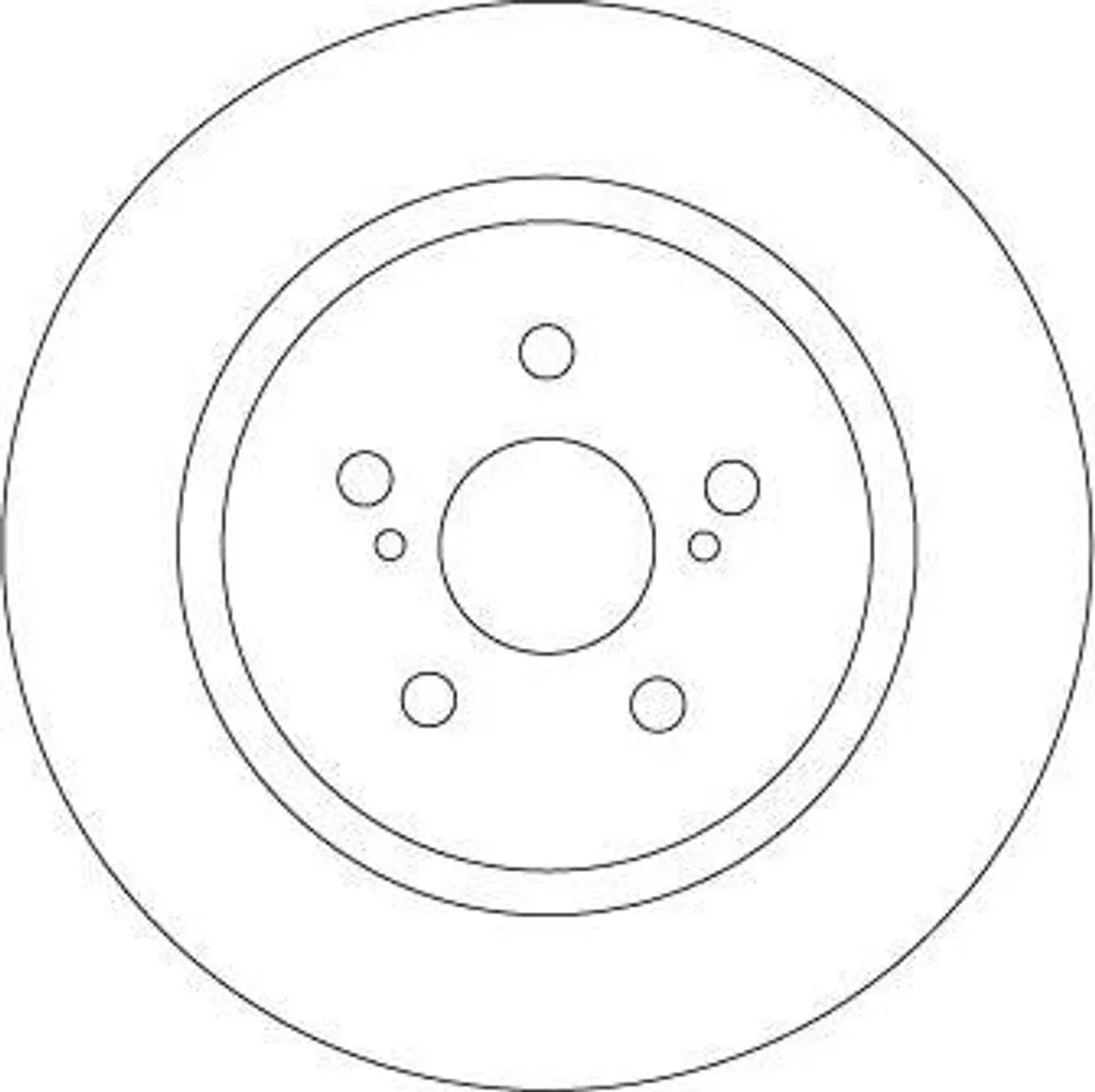 Disque de frein TRW DF6920 idéal pour l'entretien de votre Lexus CT200h