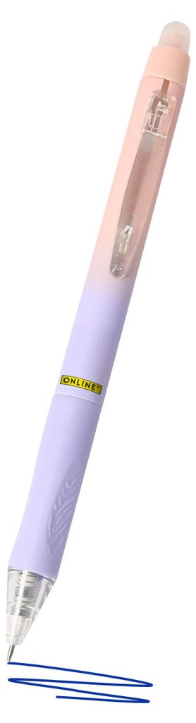 Online magiXX Design Peach Blossom Radierstift, Gelschreiber blau, radierbar, 0,7 mm