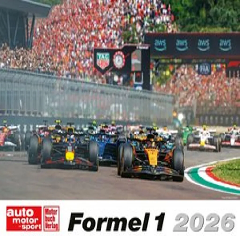 Calendrier Mural Formule 1 2026 Format A3 pour Fans de Sports Automobiles