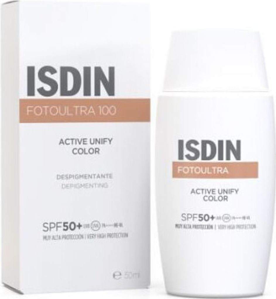 Isdin Fusion Fluid Active Unify Colour Spf50 50ml Immagine del prodotto 