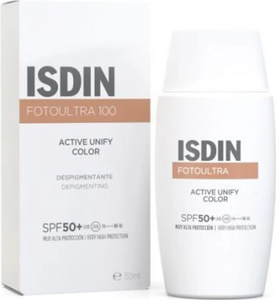Crème Solaire Visage Teintée Isdin Fusion Fluid Spf50 50ml