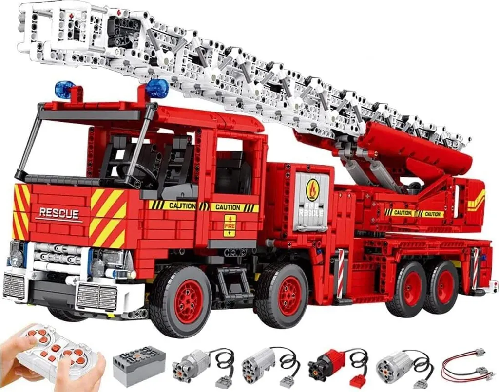 Camion de Pompiers à Construire Reobrix 22005 Jeu de Construction Expert